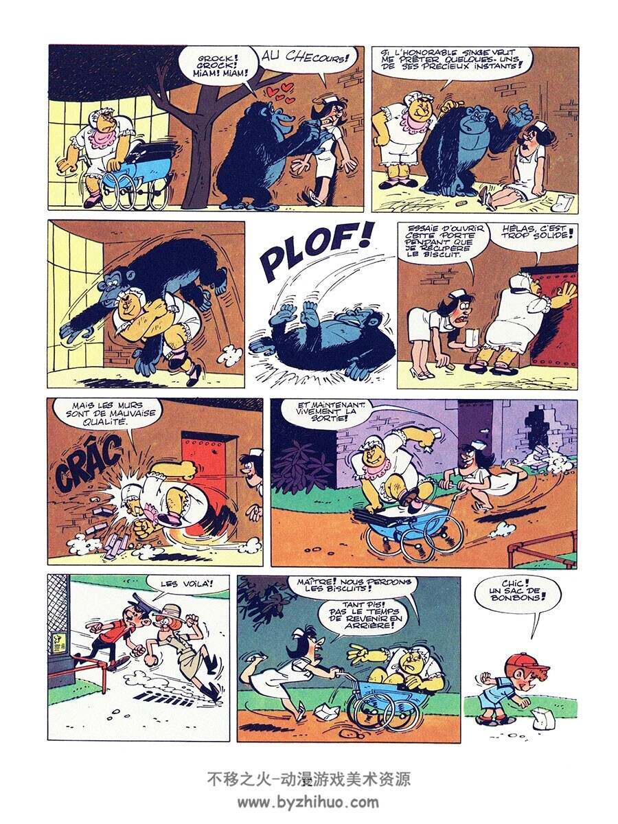 Strapontin 第6册 法语彩色卡通冒险题材欧美老漫画 百度云资源下载