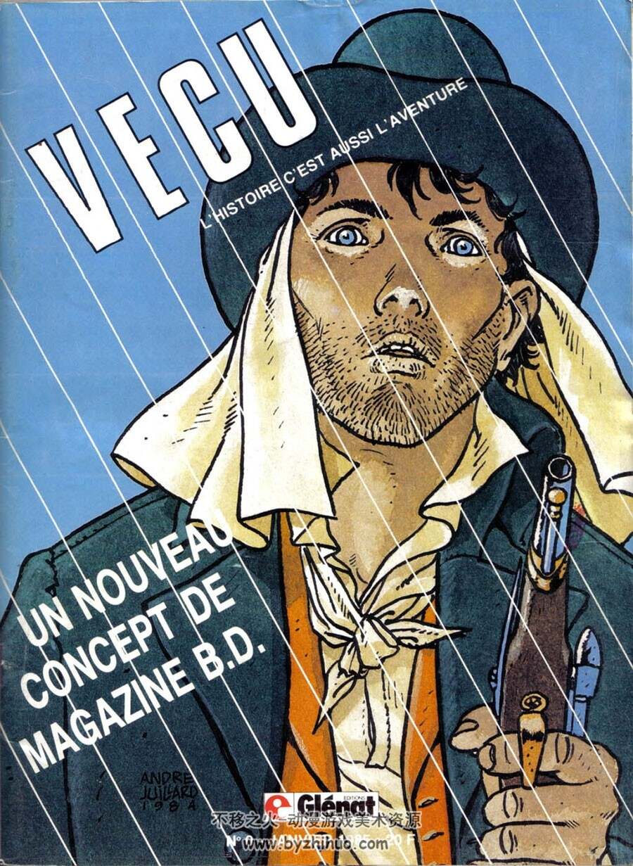 Vécu 0-2册  彩色欧美手绘经典老法语漫画 网盘资源百度云下载