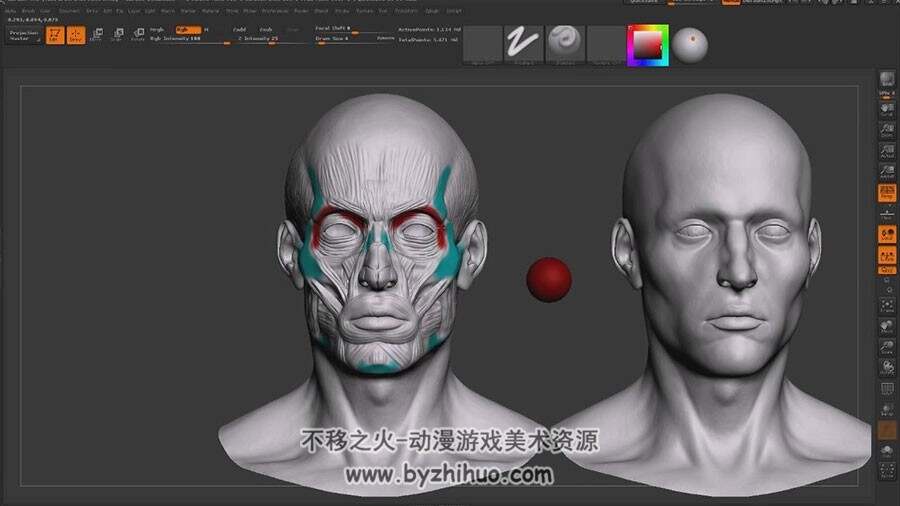 ZBrush 大师3D模型雕刻视频教程 附源文件