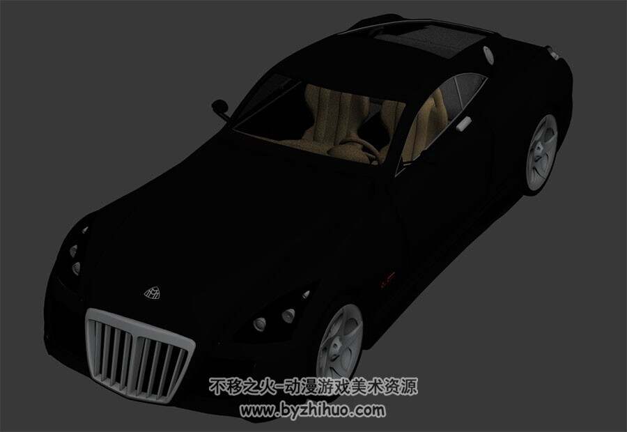 Maybach迈巴赫 豪车3DMax模型下载