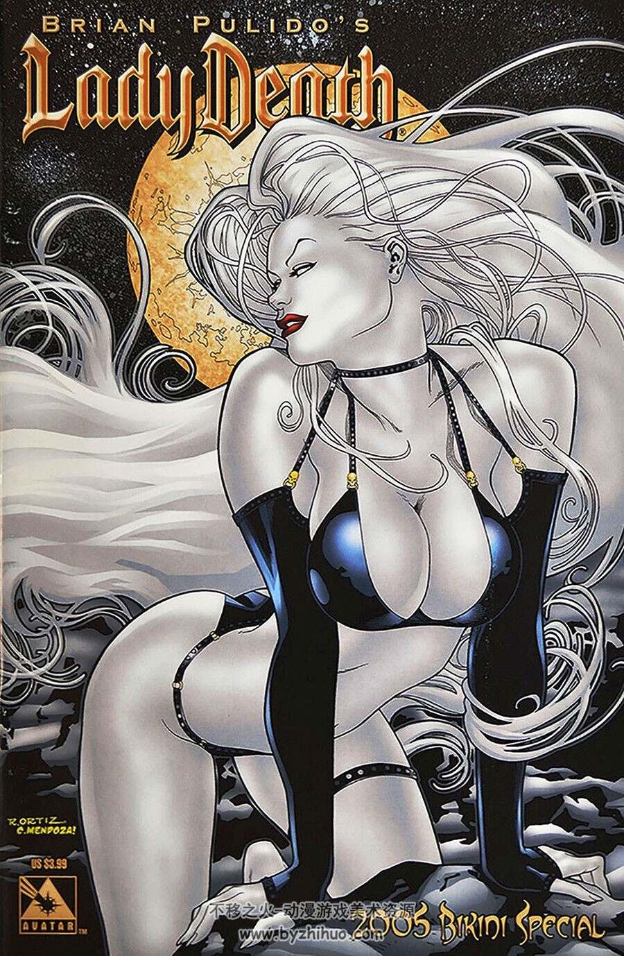 Brian Pulido's Lady Death - Queen of the Dead 全一册 Brian Pulido 内附插画集