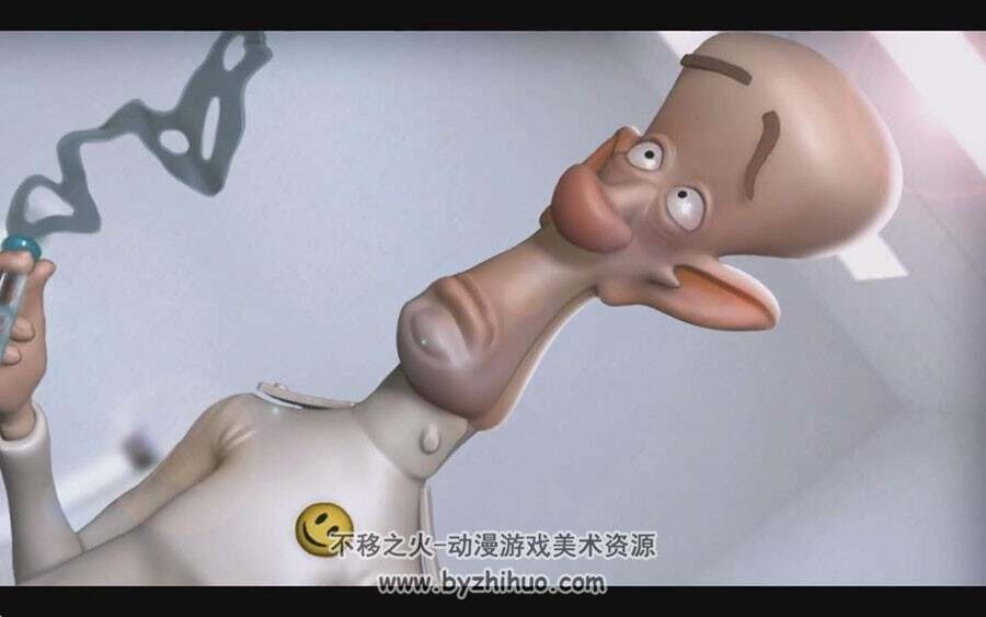 ZBrush雕刻视频教程 卡通科学家模型制作视频教程