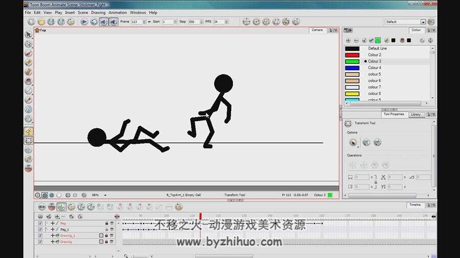 Toon Boon Animate动画视频教程 火柴人动画制作技术教学