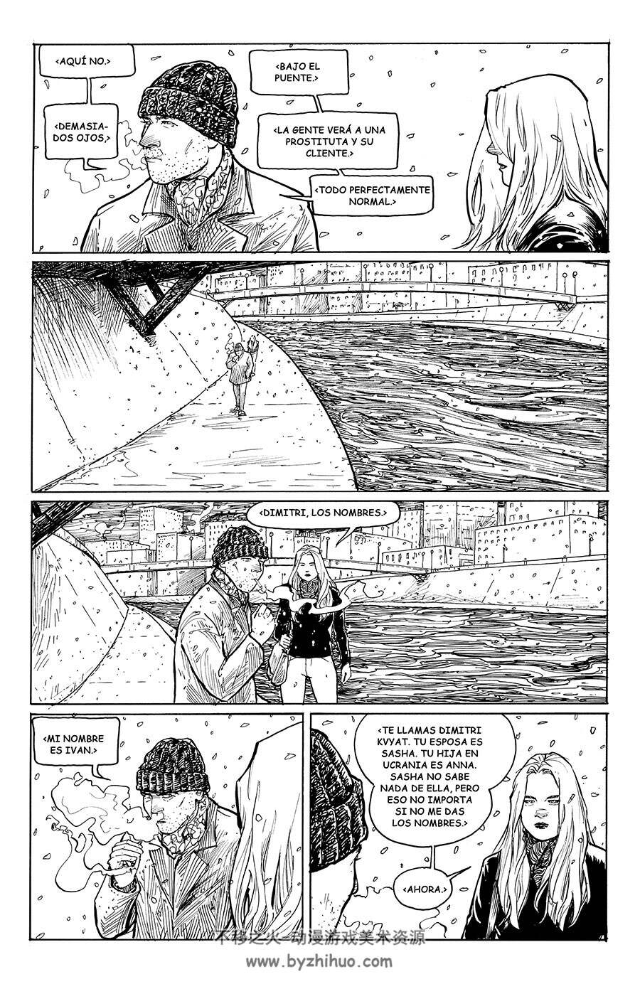 Cinco Años 1-2册 TERRY MOORE 西班牙语黑白奇幻漫画
