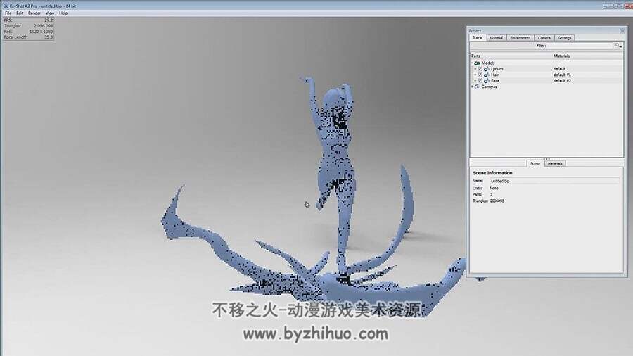 ZBrush雕刻视频教程 女性身体雕刻教学 附源文件