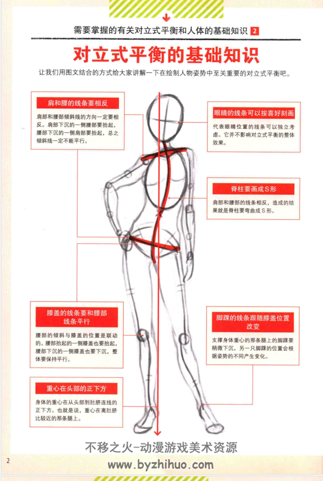 [插画教程]漫画初学者入门教程 女性角色的画法