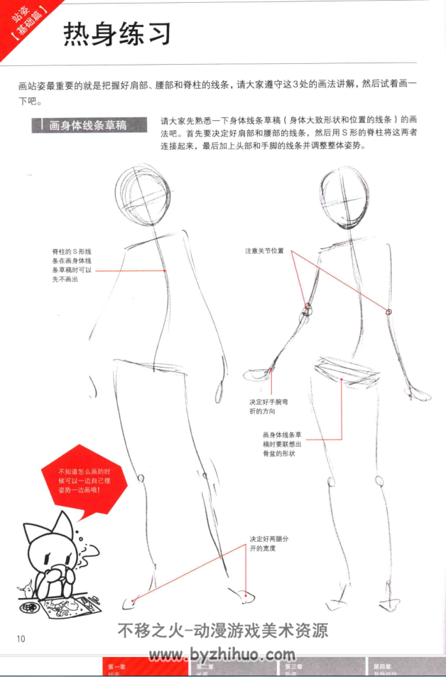 [插画教程]漫画初学者入门教程 女性角色的画法