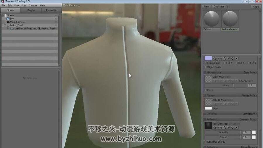 ZBrush使用UVs视频教程 制作效果逼真的夹克教学