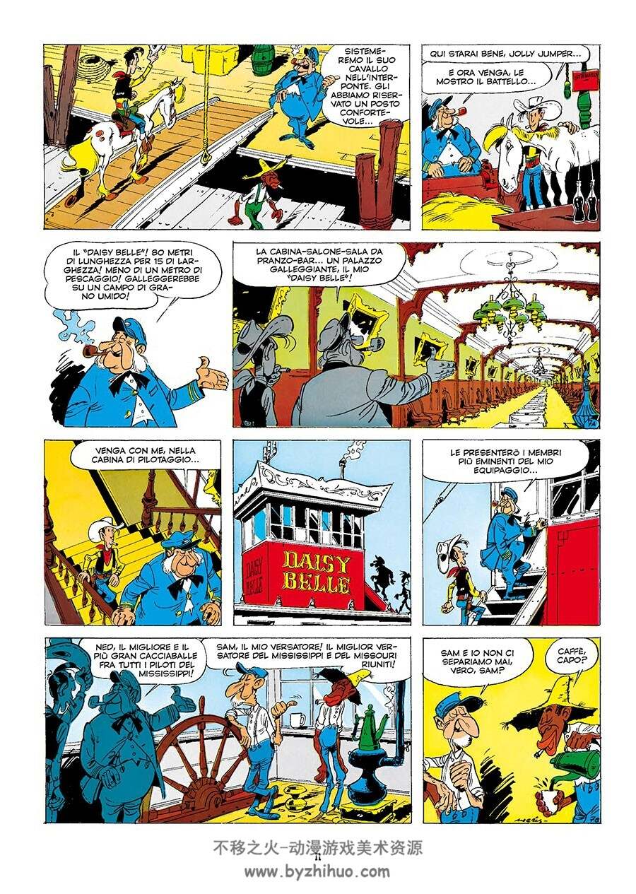 Lucky Luke 2-3册 Morris 意大利语彩色卡通搞笑漫画