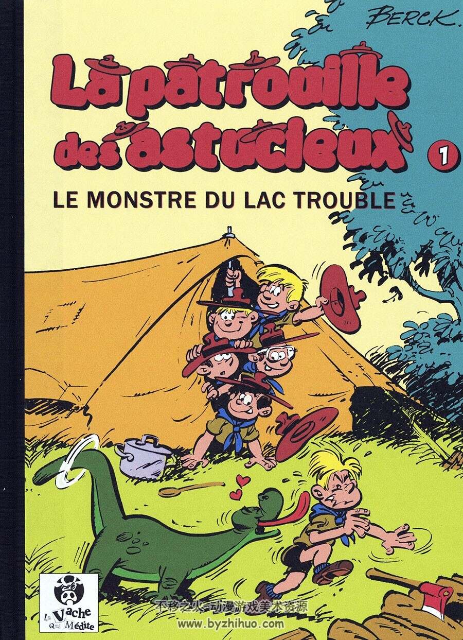 La Patrouille des Astucieux - Le Monstre du Lac Trouble 第1册 法语卡通彩色老漫画