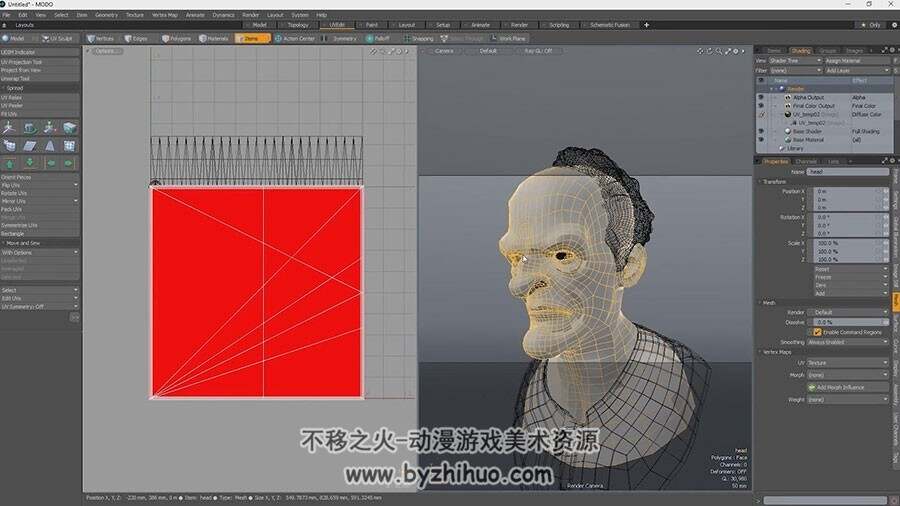 Modo & ZBrush模型制作视频教程 超精细角色建模教学