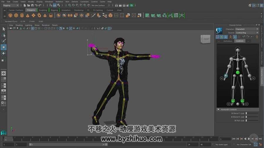 Maya MotionBuilder动作动画视频教程 角色动作捕捉特效制作教学 附源文件