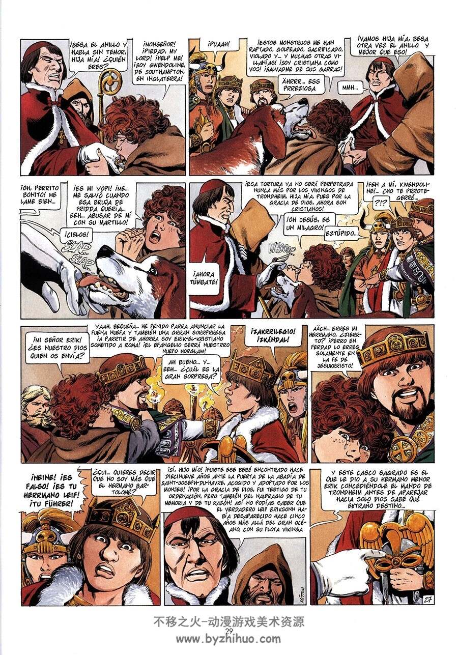 Crónicas Bárbaras 1-6册 De Jean - Yves Mitton 西班牙语古代风格漫画