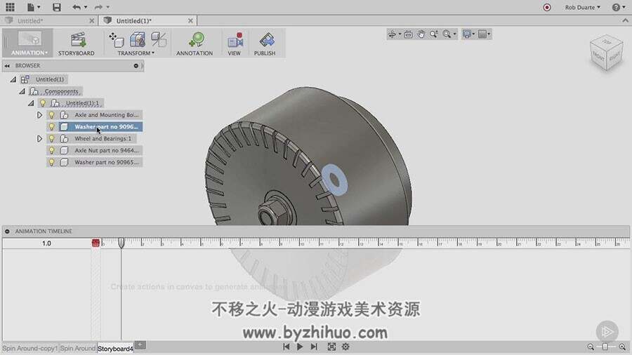 Fusion360渲染与动画视频教程 照片级渲染教学 附源文件