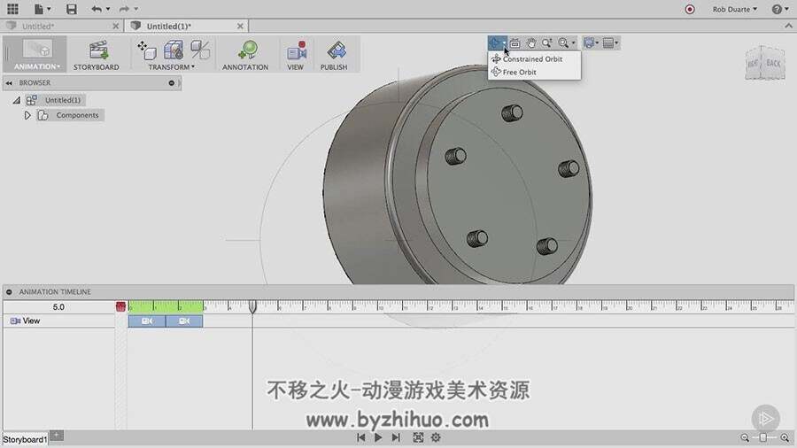 Fusion360渲染与动画视频教程 照片级渲染教学 附源文件