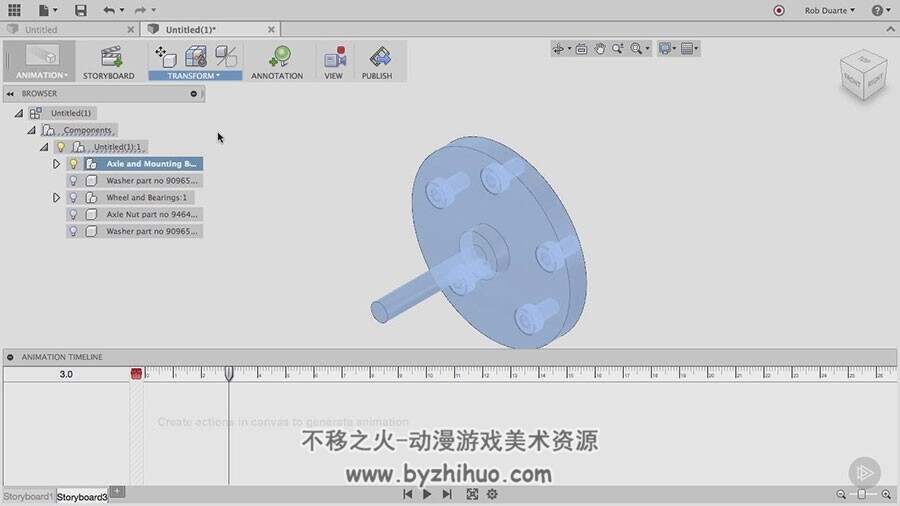 Fusion360渲染与动画视频教程 照片级渲染教学 附源文件