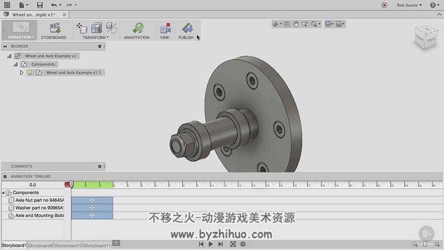 Fusion360渲染与动画视频教程 照片级渲染教学 附源文件