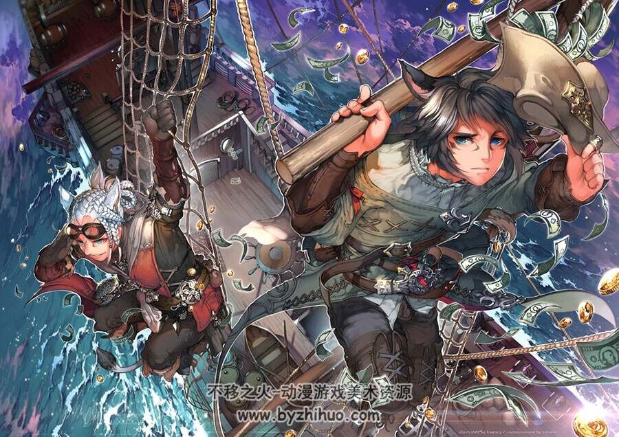 kawacy 二次元动漫角色插画作品绘画素材分享赏析 269P