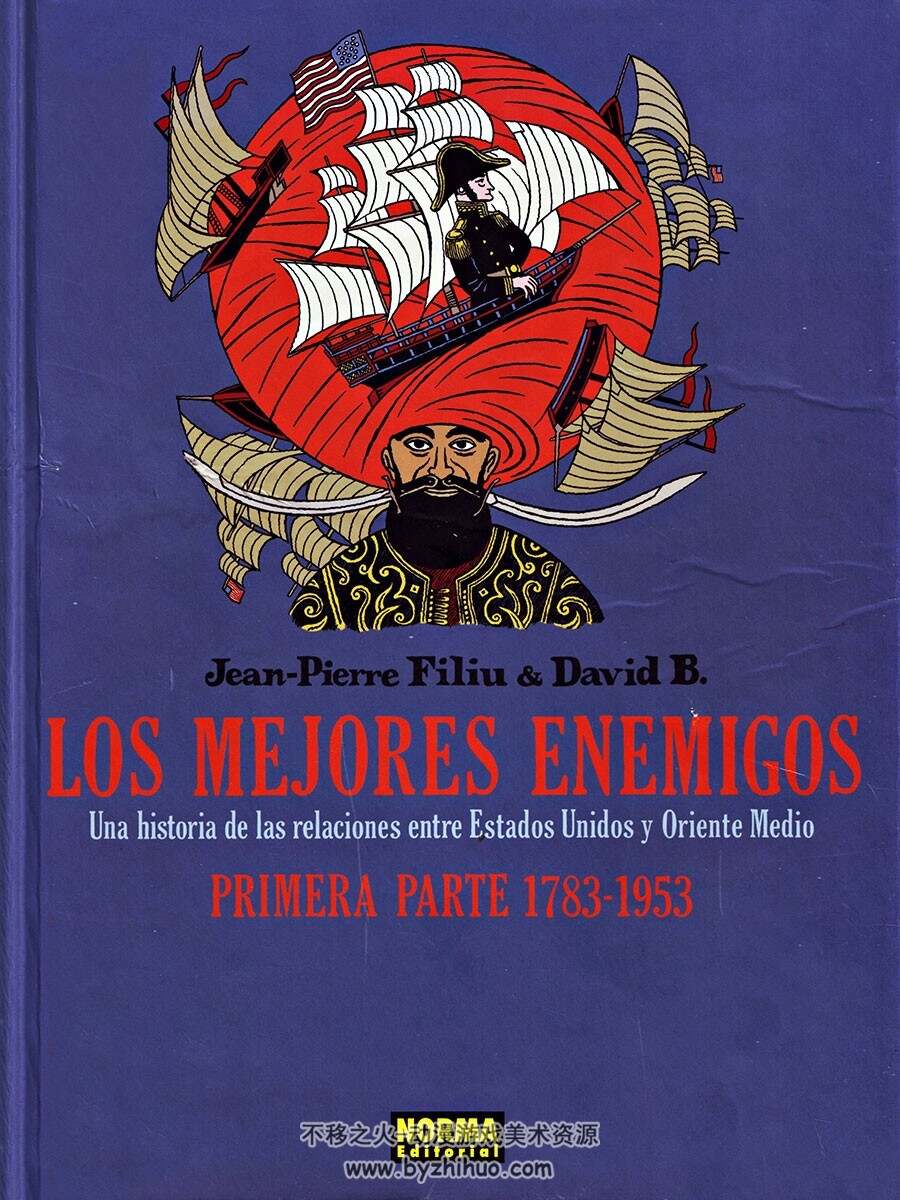 LOS MEJORES ENEMIGOS 1783 A 1953 全一册 Jean-Pierre Filiu - B.David 黑白漫画