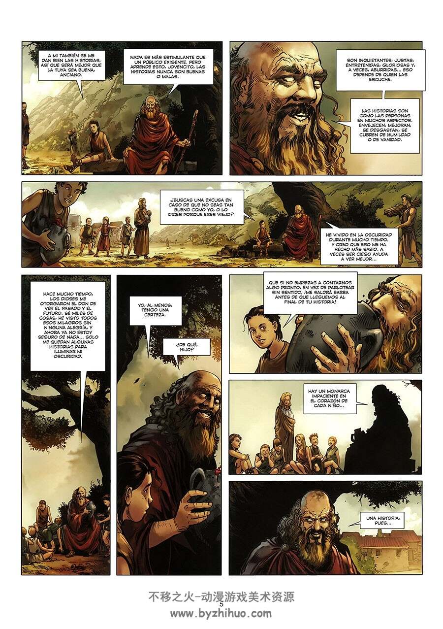 Oráculo - La Pitonisa 第1册 西班牙语欧洲古代背景风格彩色漫画