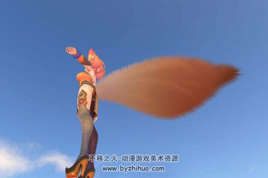 王者荣耀游戏角色妲己次时代3D模型 格式fbx下载