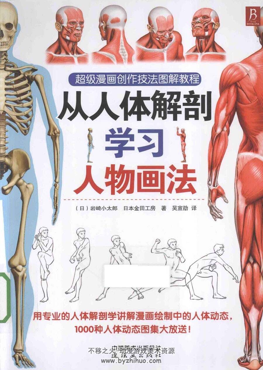 从人体解剖学习人物画法 超级漫画创作技法图解教程