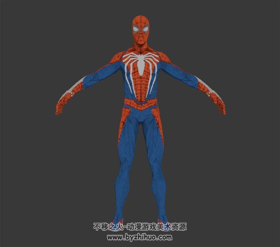 都市英雄人物三款蜘蛛侠合集3D模型Max c4d fbx格式下载