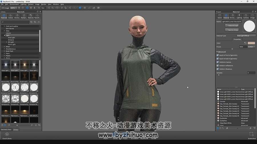 Zbrush Marvelous Designer科幻服装视频教程 附源文件