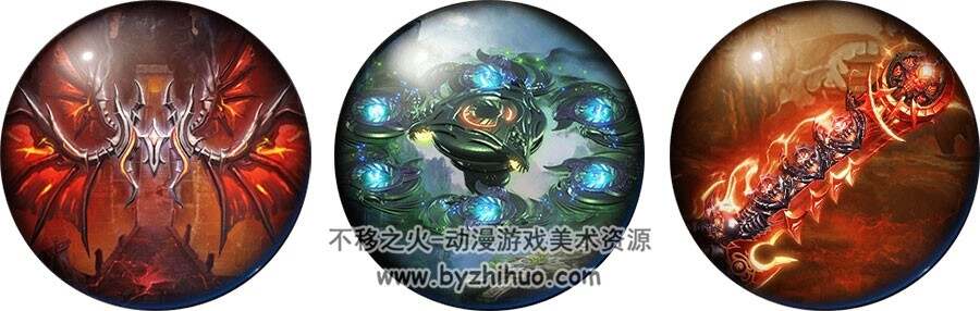 中国风游戏界面ui图标美术素材参考分享下载 235P