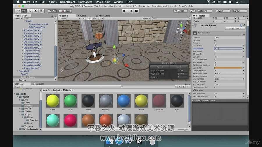 Blender Unity游戏制作视频教程 塞尔达传说制作教学视频