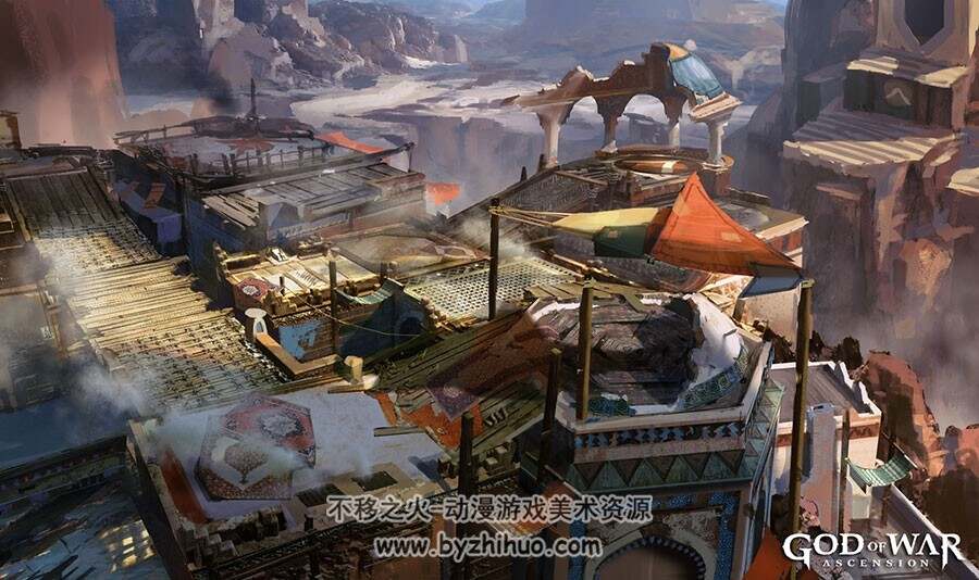 战神 升天游戏角色场景原画概念设定图集美术素材学习参考 216P
