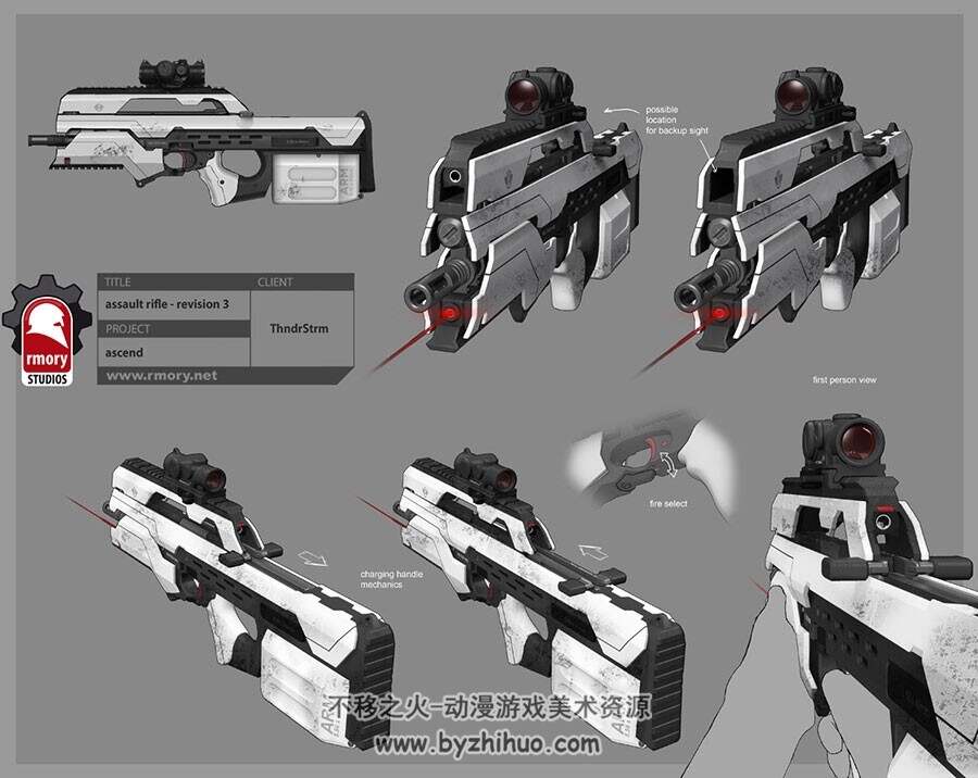 Rmory工作室 Kris Thale画师武器兵器原画设定概念设计美术作品赏析 137P