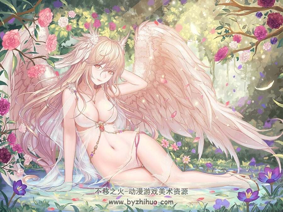 cg动漫人物女生插画壁纸作品图片 250P