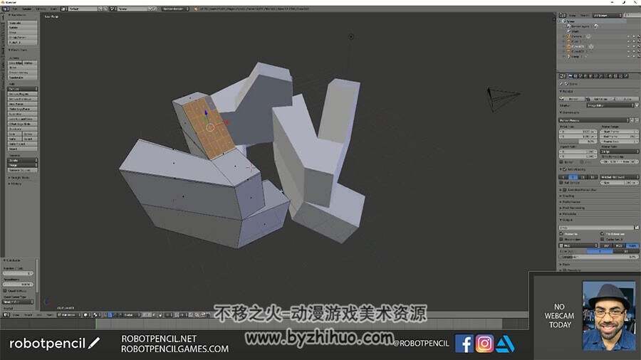 3DCoat机甲雕刻视频教程 概念科幻3D角色设计实例教学 附源文件