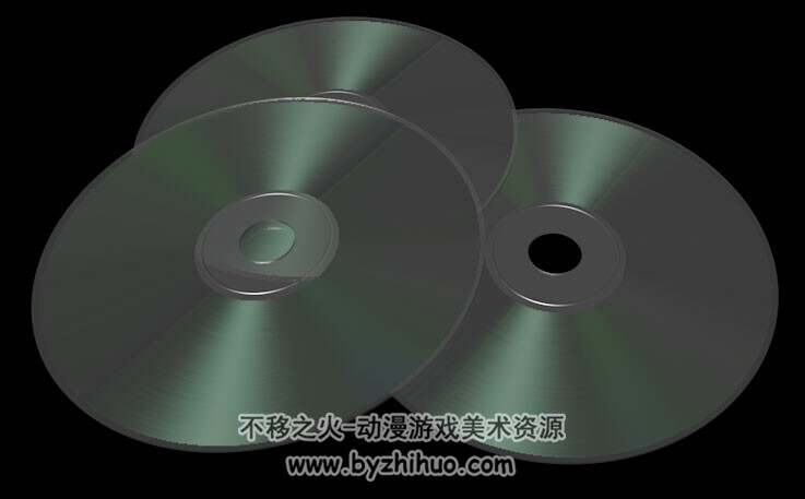 Disc model disc material 光盘3Dc4d模型下载