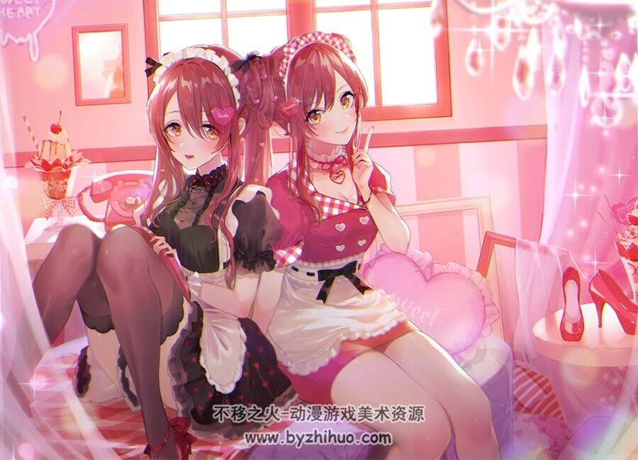 二次元动漫黑丝女生系列 人物插画壁纸分享下载 994P