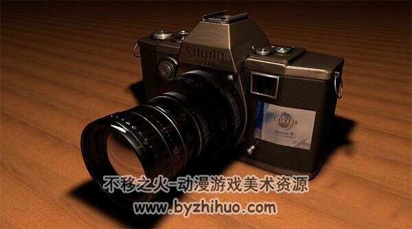 Camera C4D古董相机3D模型下载