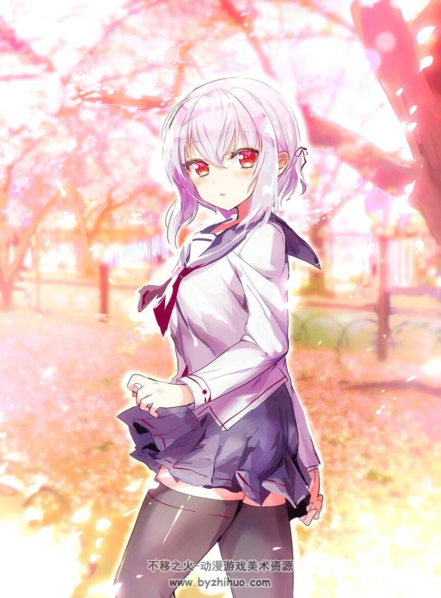 高清日系女孩插画壁纸图片美术素材分享下载 1020P