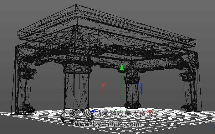 中式家具 尾凳3D模型Max c4d 3ds格式模型下载