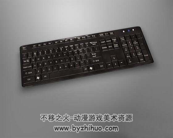 keyboard C4D键盘3D模型分享下载
