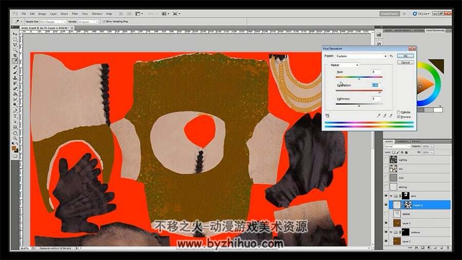 Zbrush贴图制作视频教程 角色贴图绘制教学 附源文件