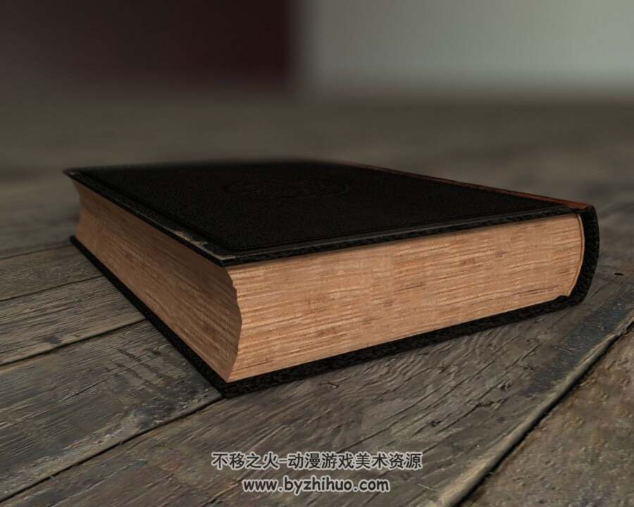 Old Book 旧书书籍C4D3D模型下载