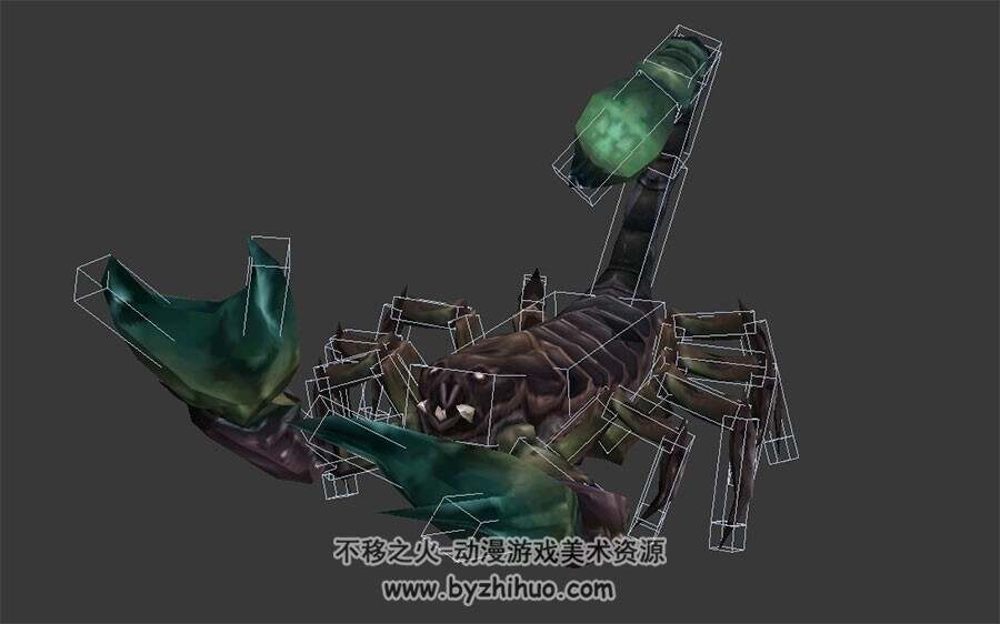 古代神话玄幻游戏生物怪物妖怪妖精3D模型Max格式合集全套动作带绑定分享