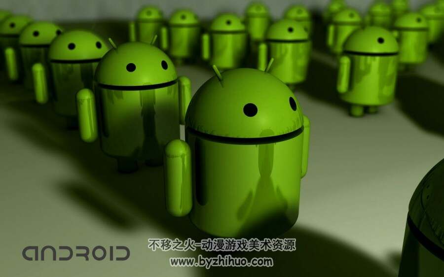 Android 安卓机器人形象3DC4D模型分享
