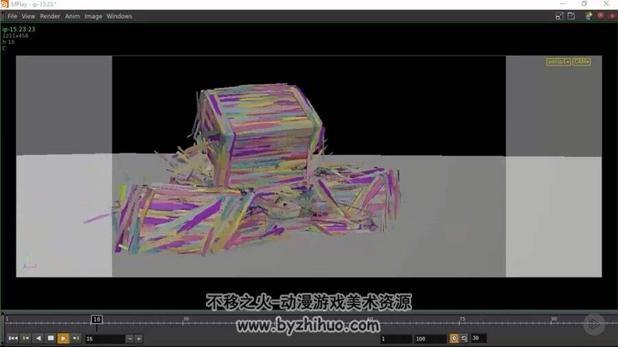 Houdini中数学技能影视特效视频教程 软件功能教学 附源文件