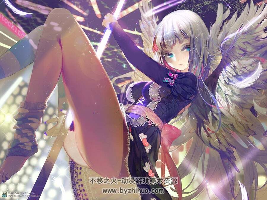 画风清冽唯美的二次元女孩插画壁纸美图包分享下载 85P