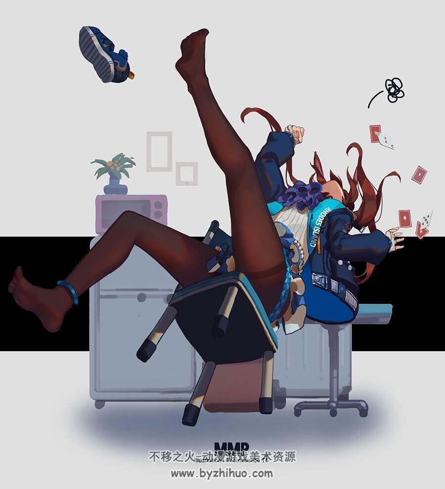 画师t5 女生插画图片素材作品美术资源下载 116p