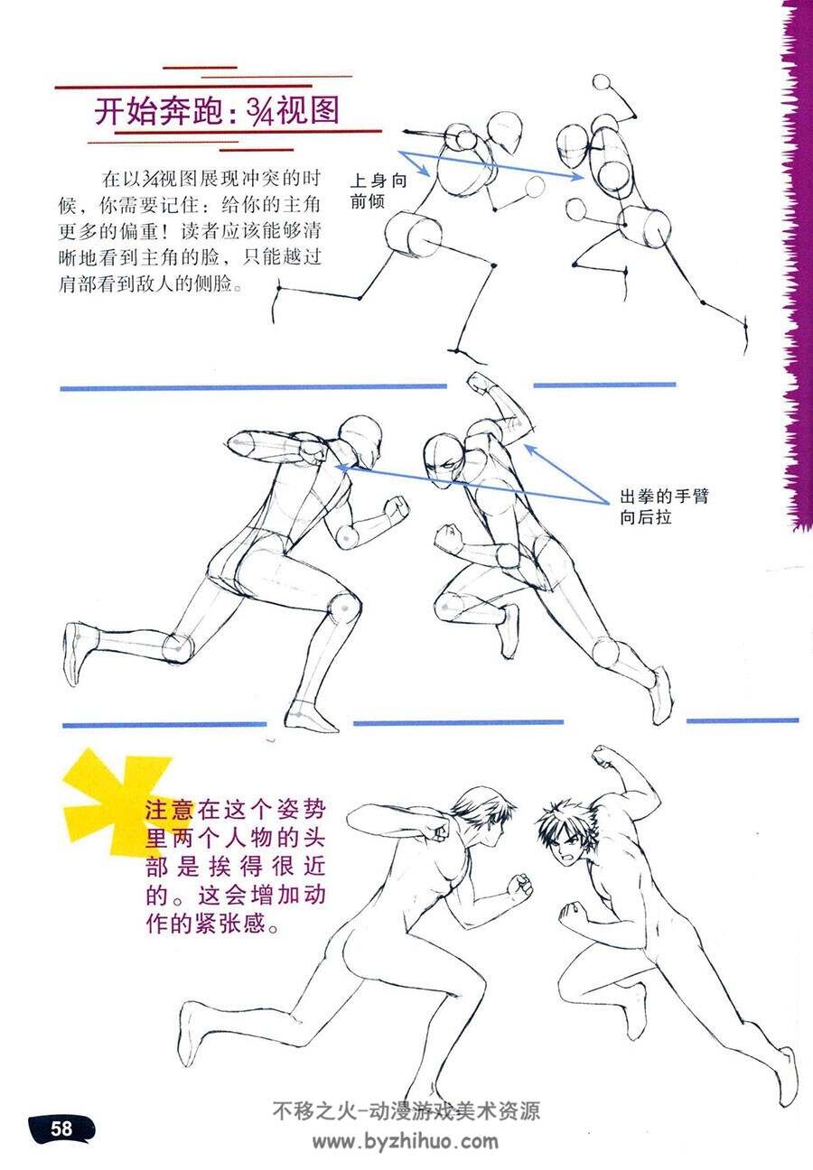日本CG角色设计 动作人物 卡通角色设计教学 附PDF