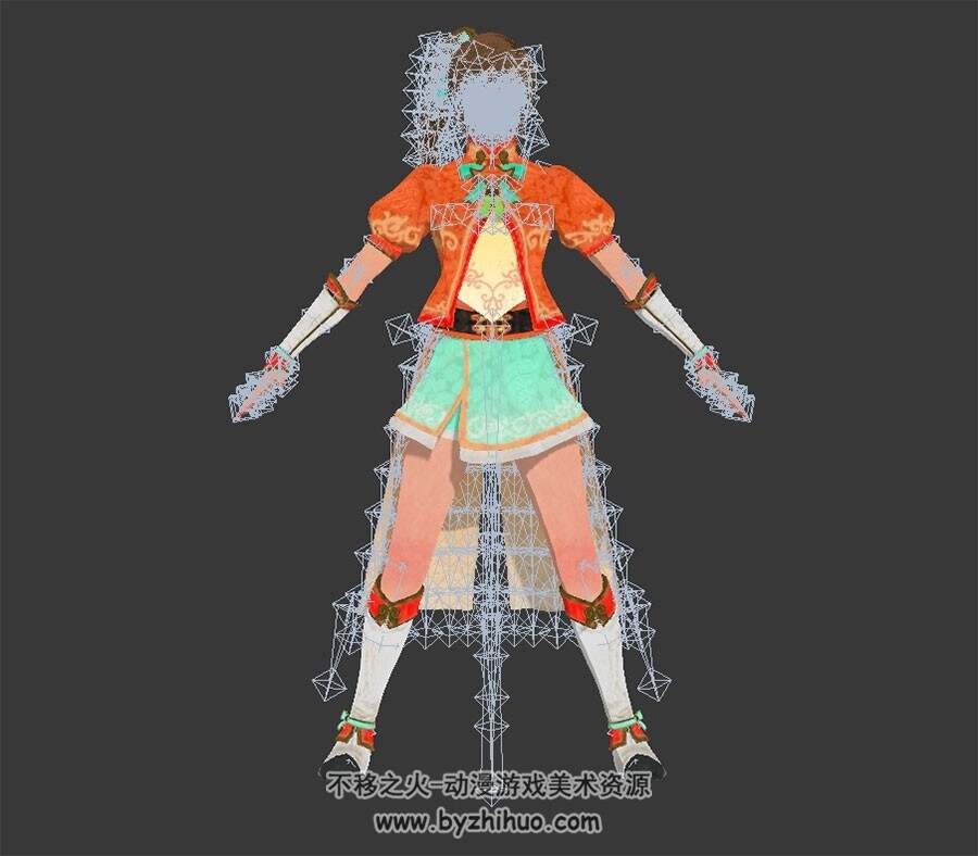 三国无双8次时代女角色合集3D模型Max Maya fbx格式下载