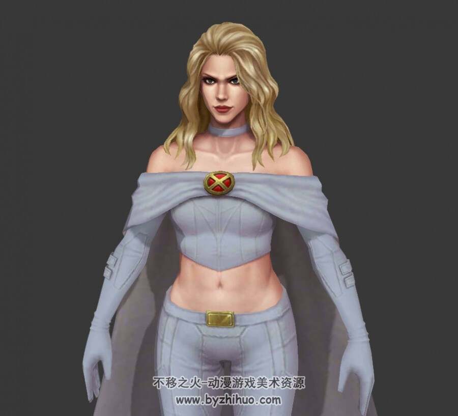 X战警成员超级英雄角色人物白皇后3DMax模型下载